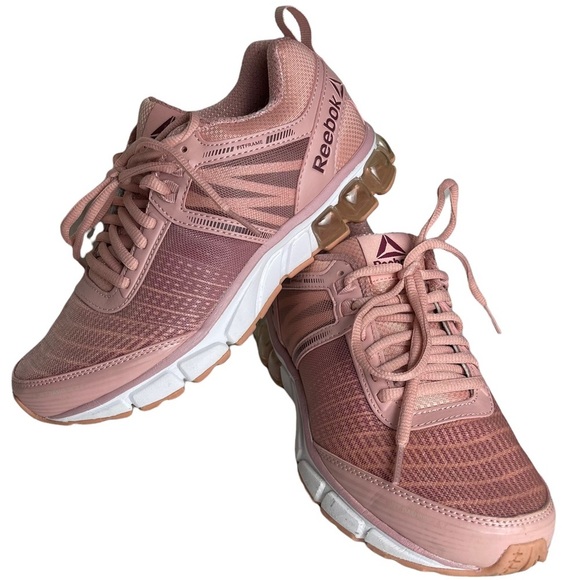 Reebok Woman’s Pink Dashride Running Shoes Size 7 - Picture 1 of 10